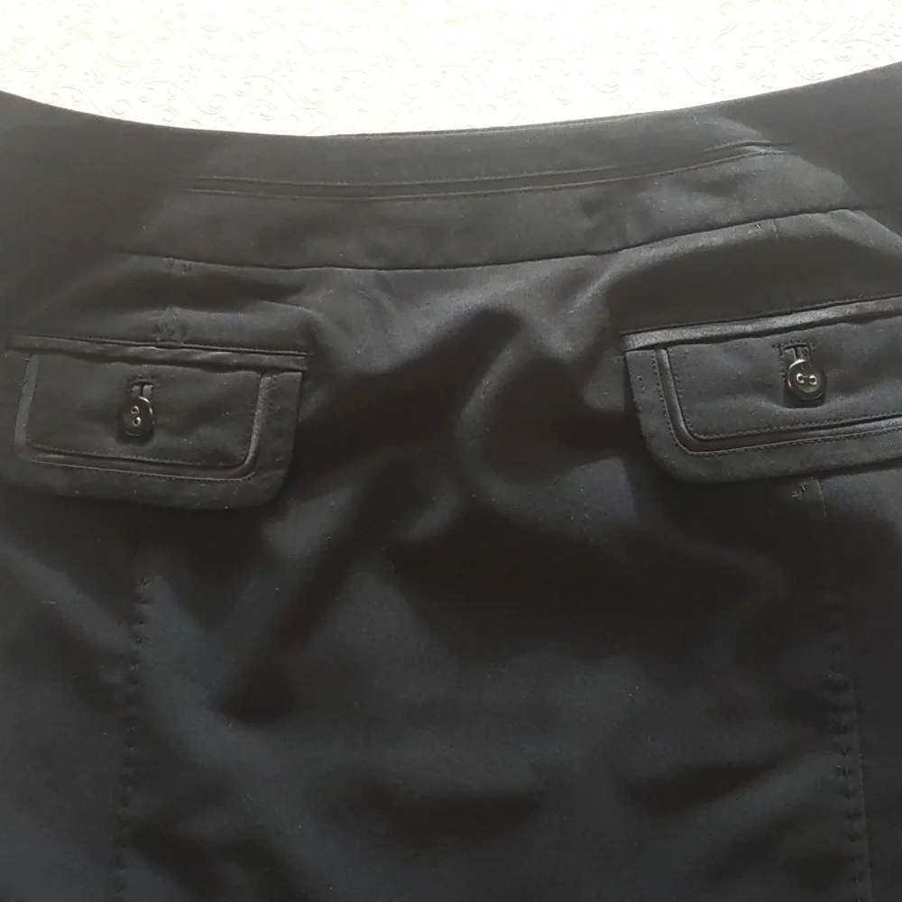 Investments Women's Black Skirt with 6 Button Sailor Front Sze 12